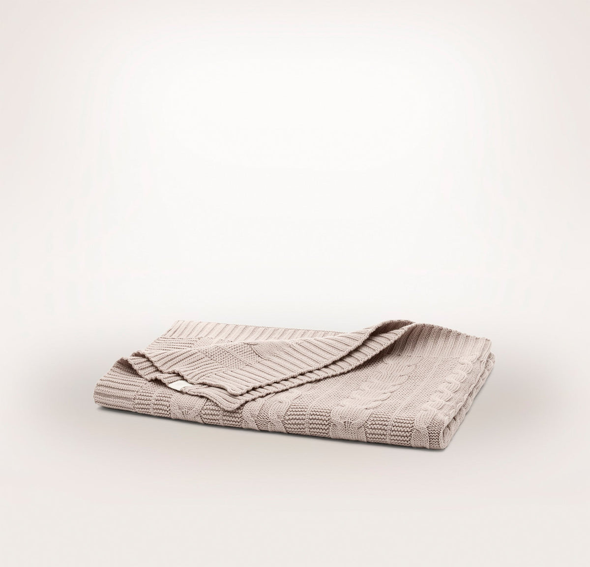 Baby Blankets - Dusty Rose Cable Knit