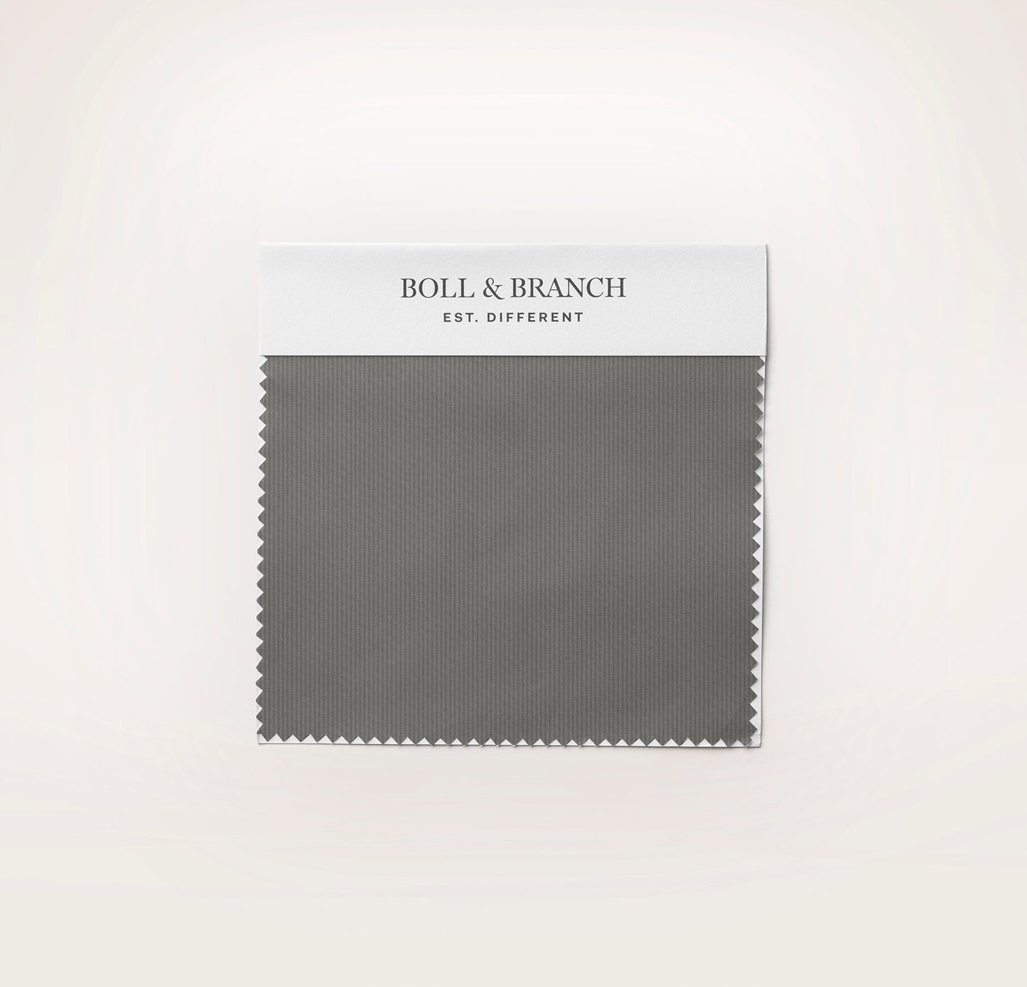 Signature Hemmed Fabric Swatch - Stone Textured Stripe