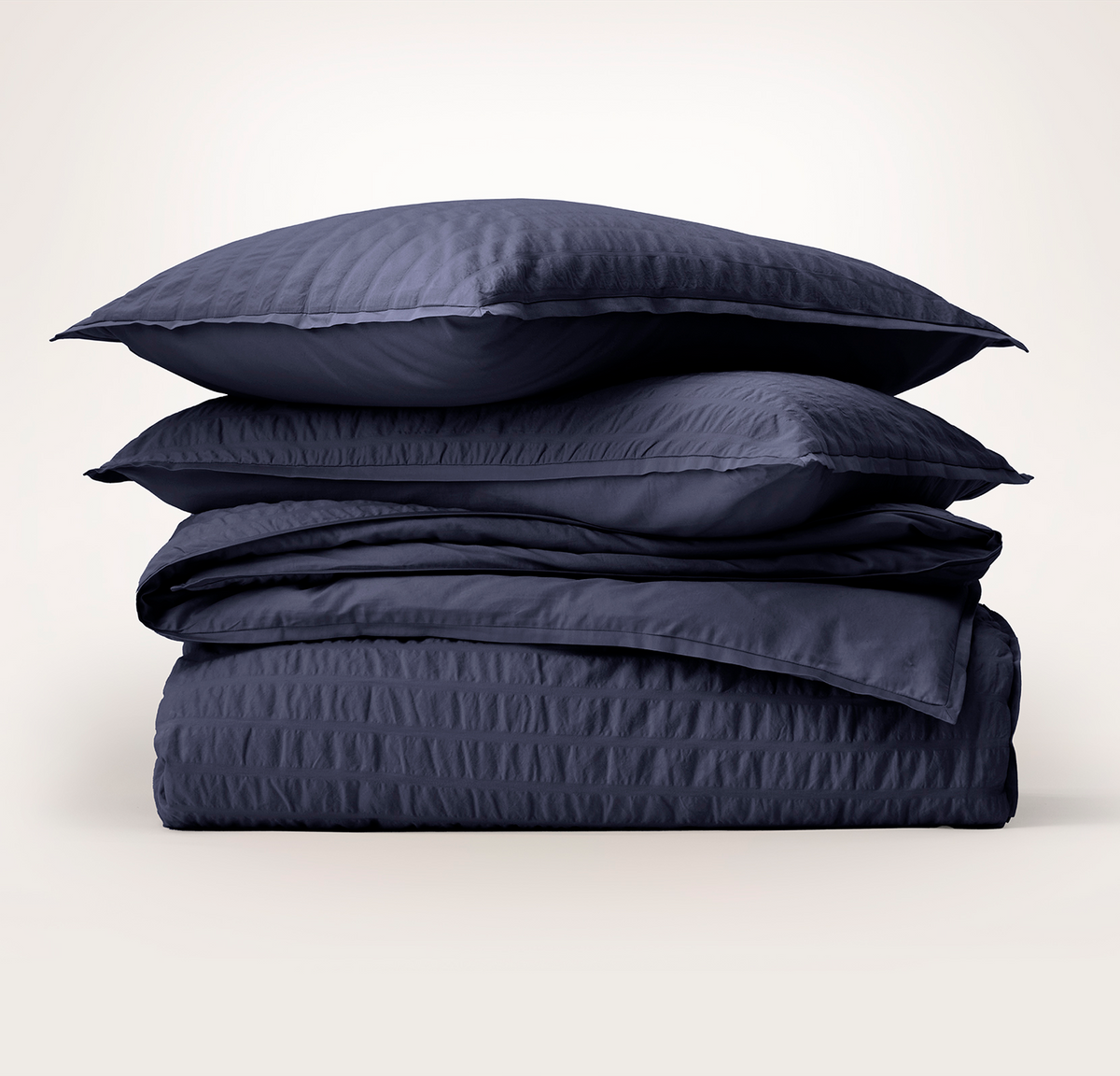 Relaxed Seersucker Duvet Set