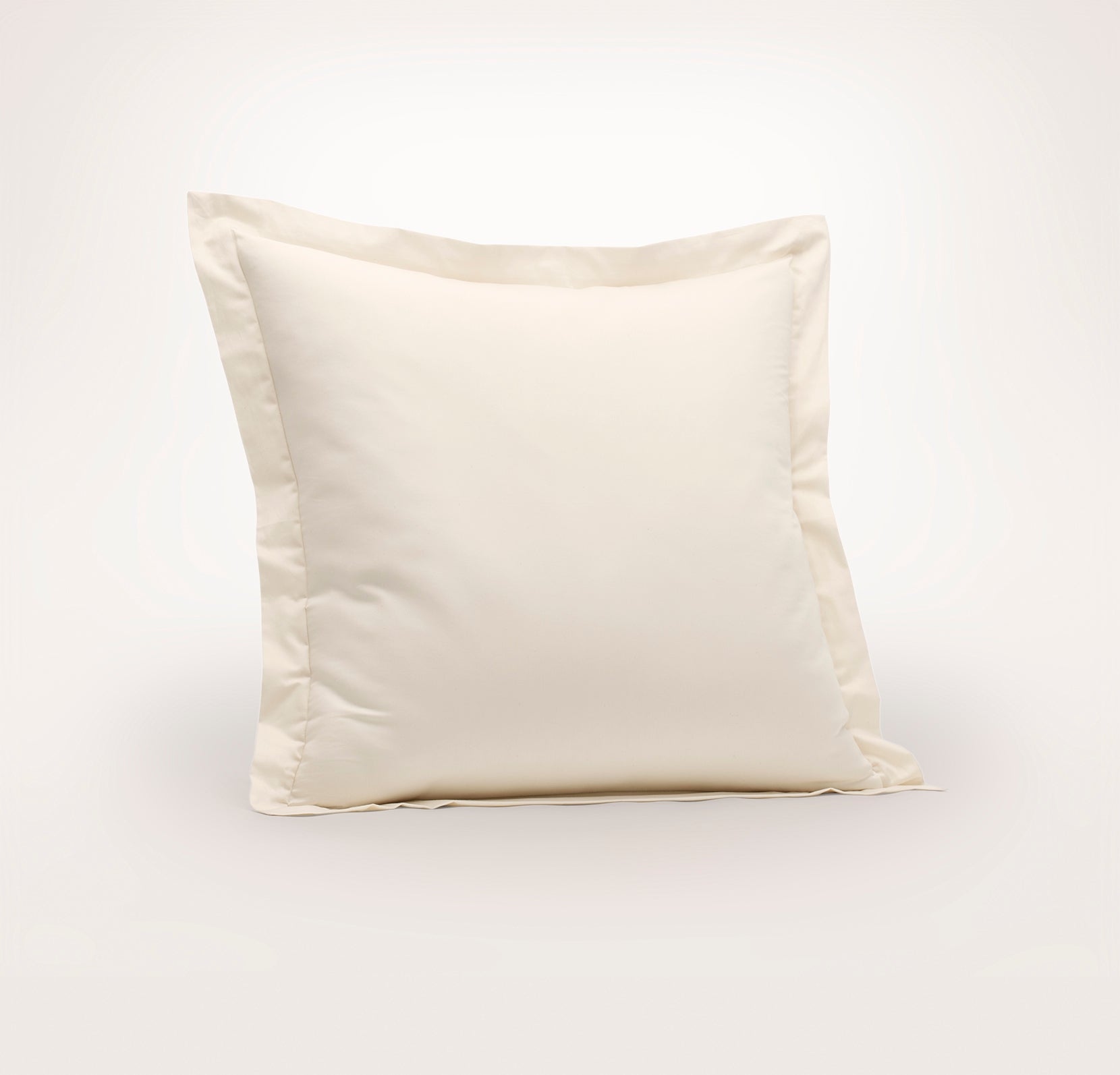 Signature Hemmed Sham - Natural - Euro
