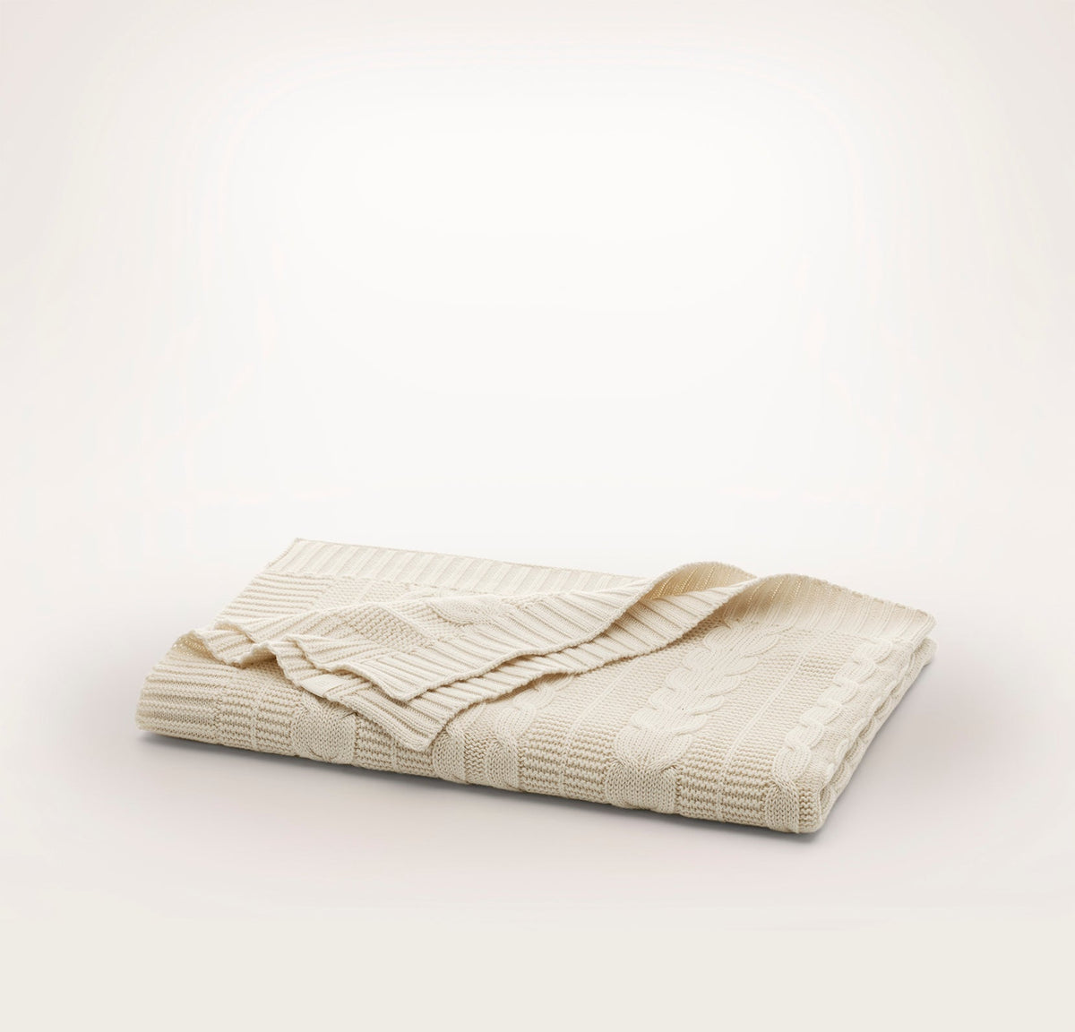 Baby Blankets - Natural Cable Knit