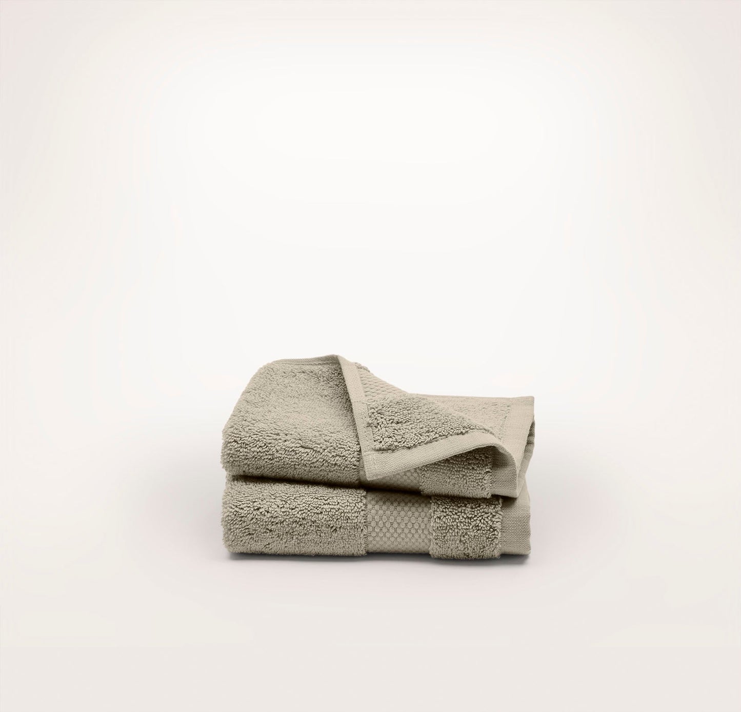Plush Washcloths (Pair) - Oak
