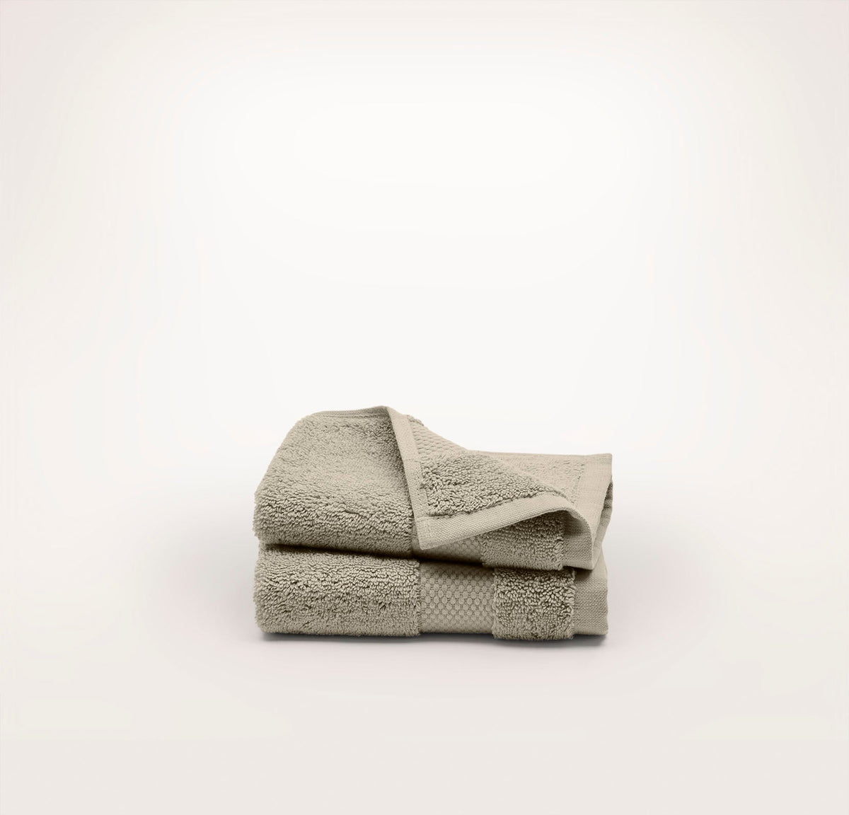 Plush Washcloths (Pair) - Oak