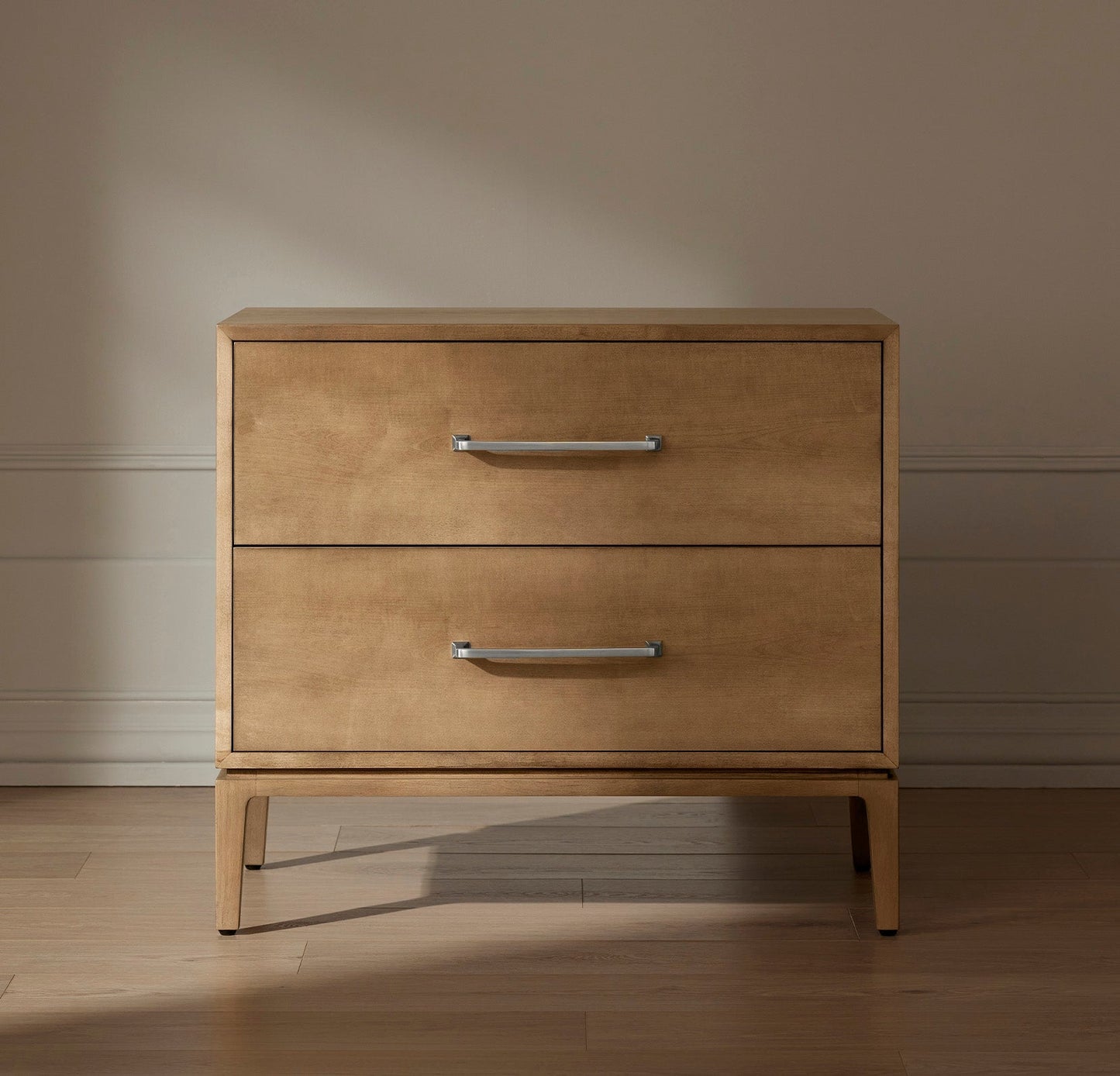 Nightstands - Bluff - Silver - 2-Drawer