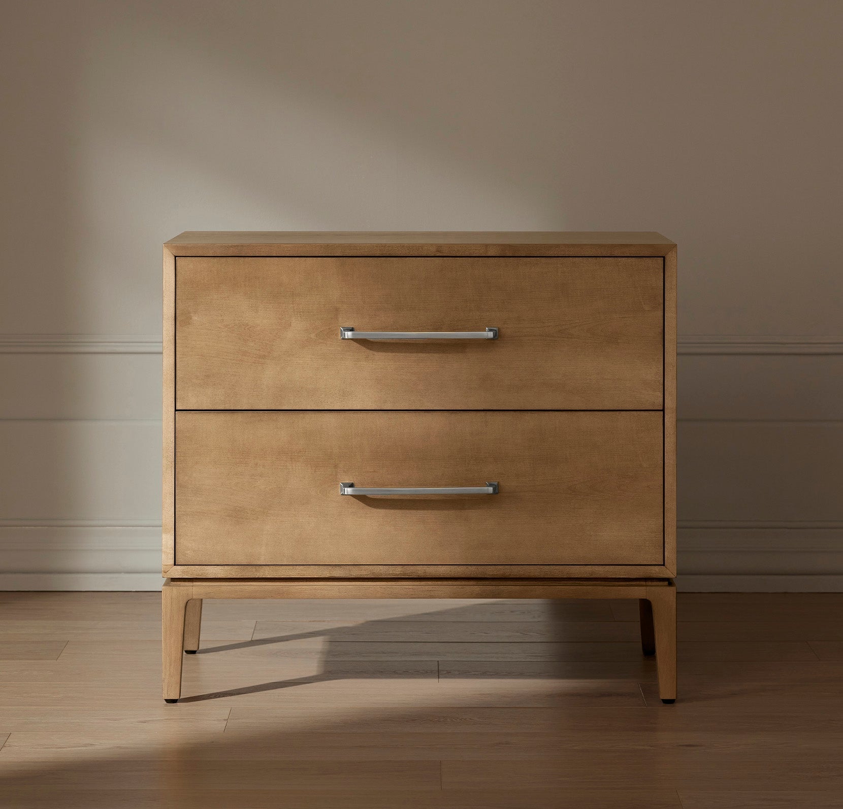 Nightstands - Bluff - Silver - 2-Drawer