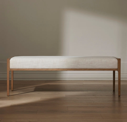 Upholstered Bench - Bluff - Natural