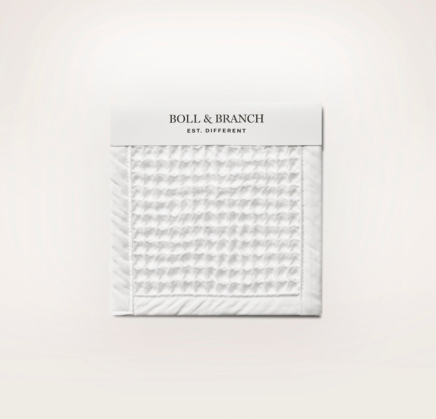 Waffle Fabric Swatch - White