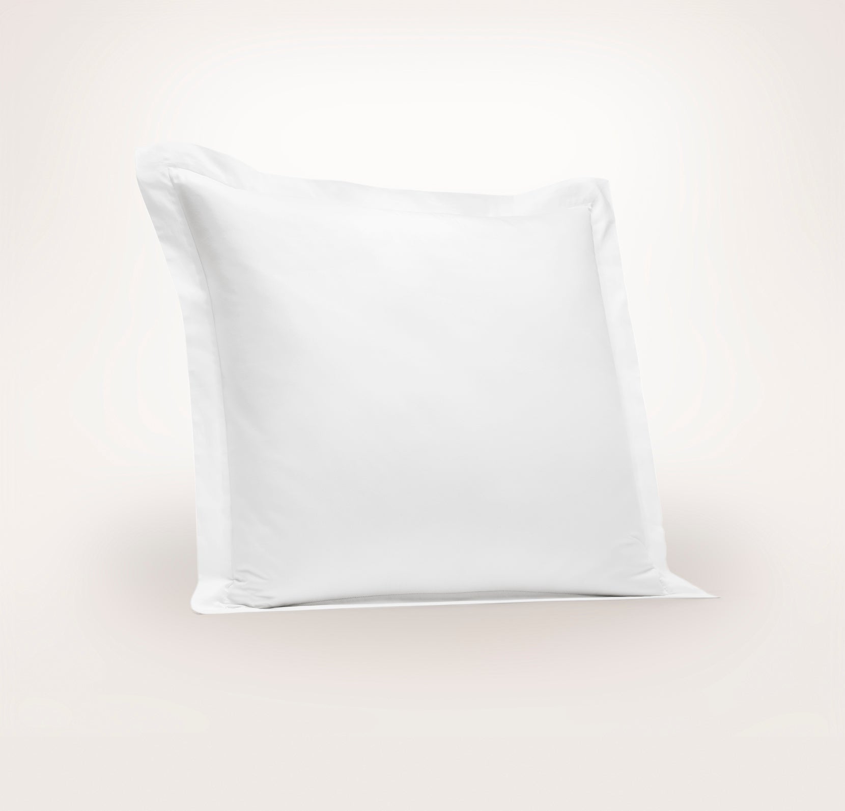 Signature Hemmed Sham - White - Euro