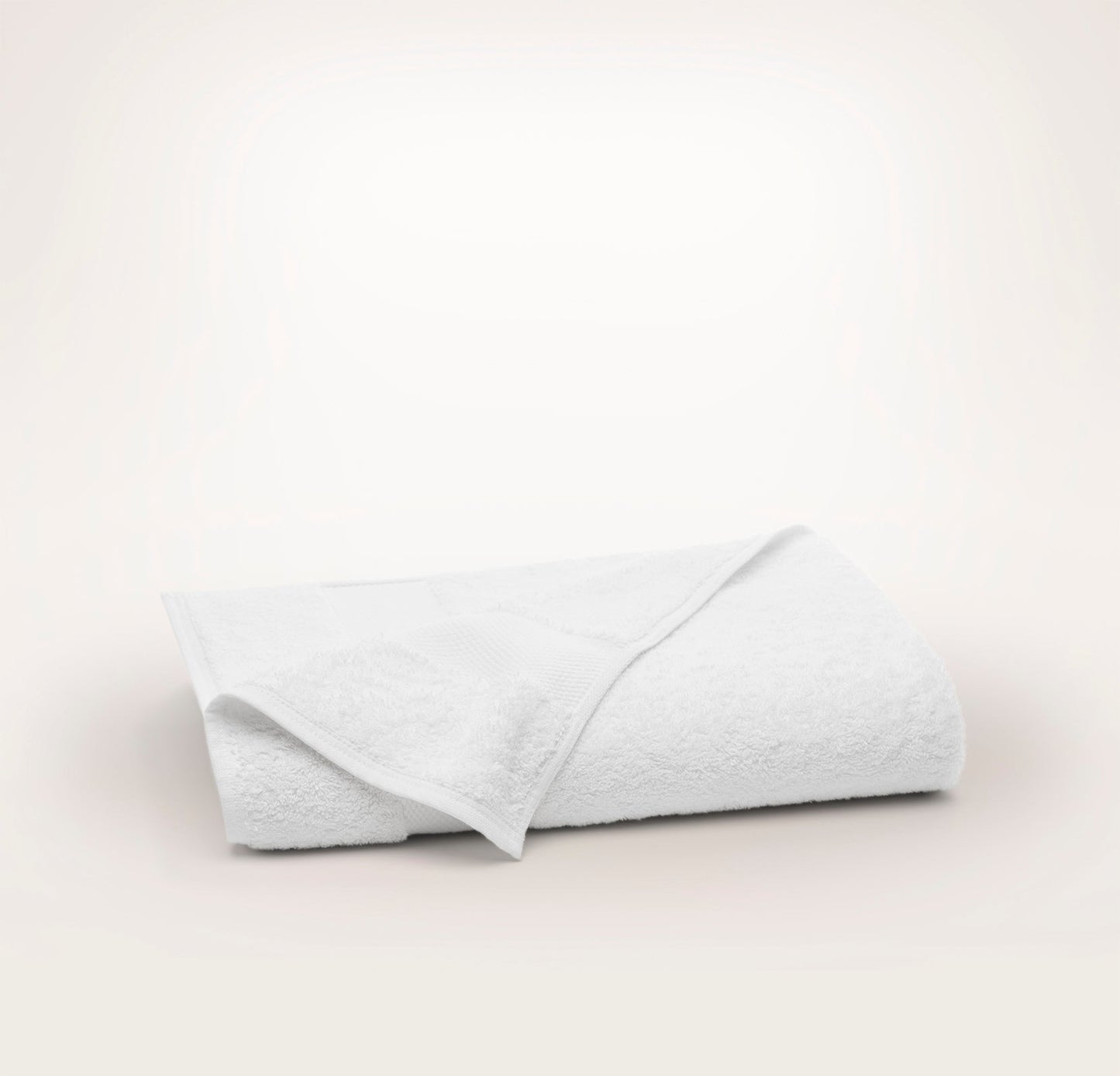 Plush Bath Towel - White