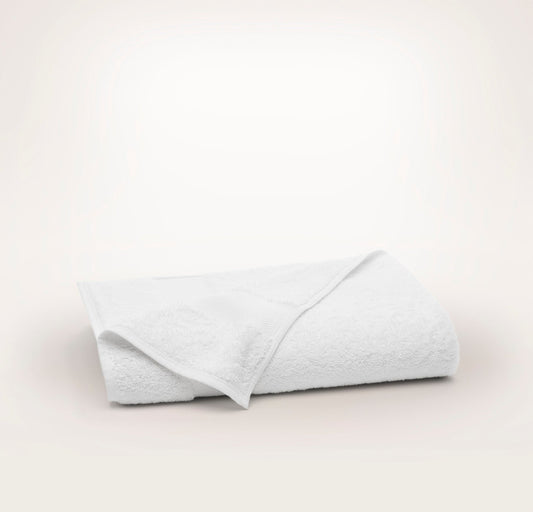 Plush Bath Towel - White
