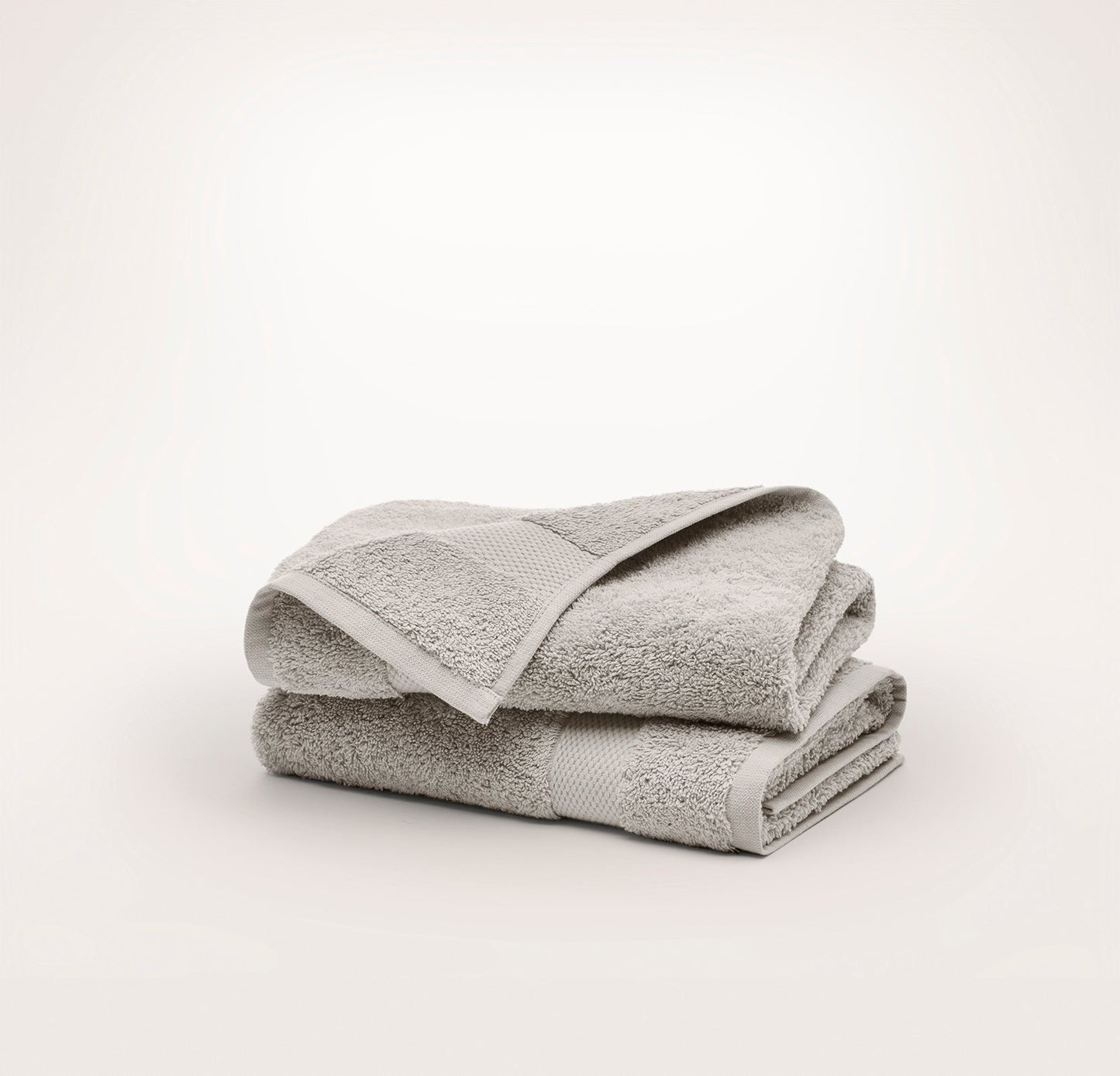Plush Hand Towels (Pair) - Pewter