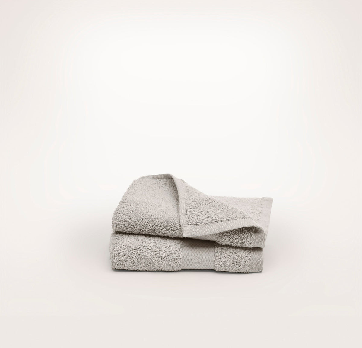 Plush Washcloths (Pair) - Pewter