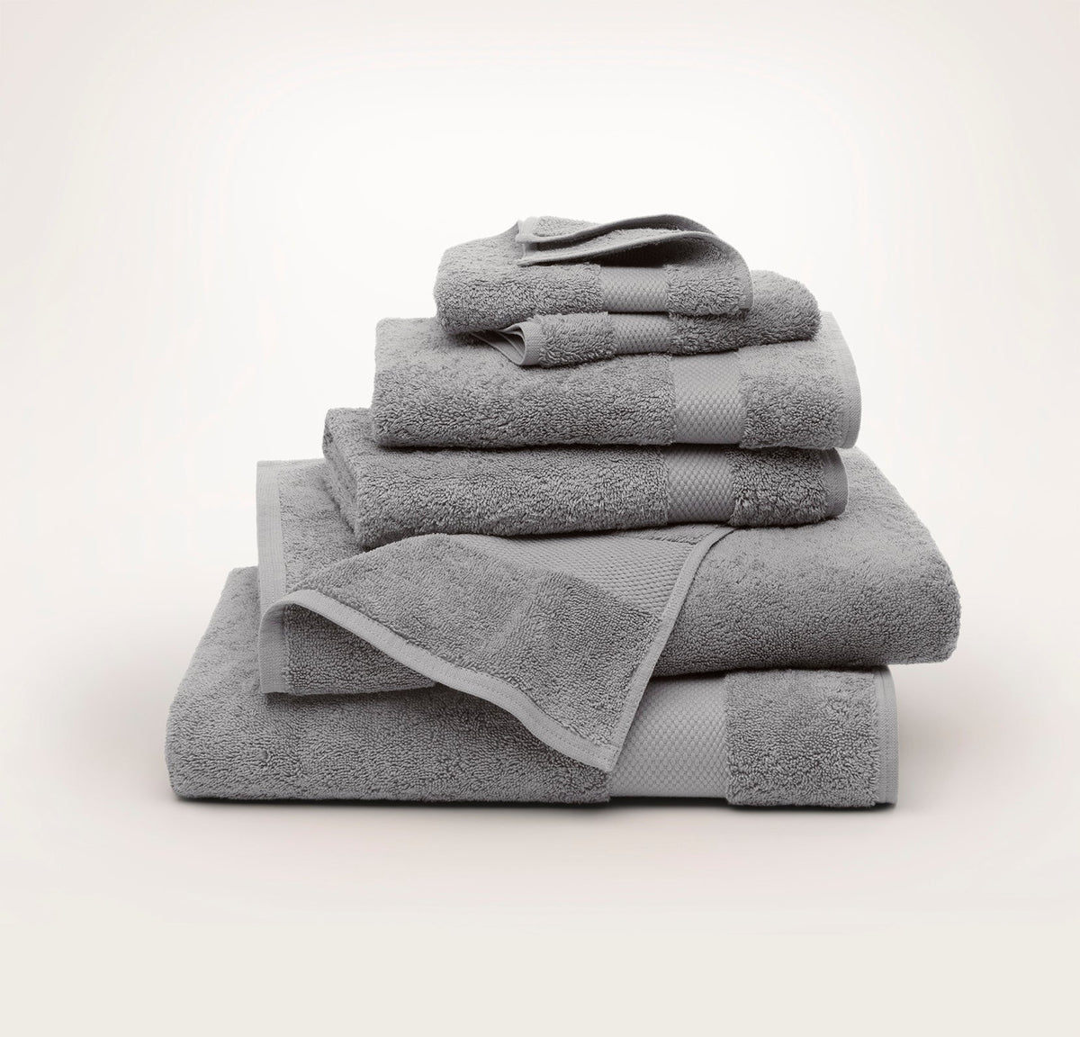Plush Bath Towel Sets - Stone