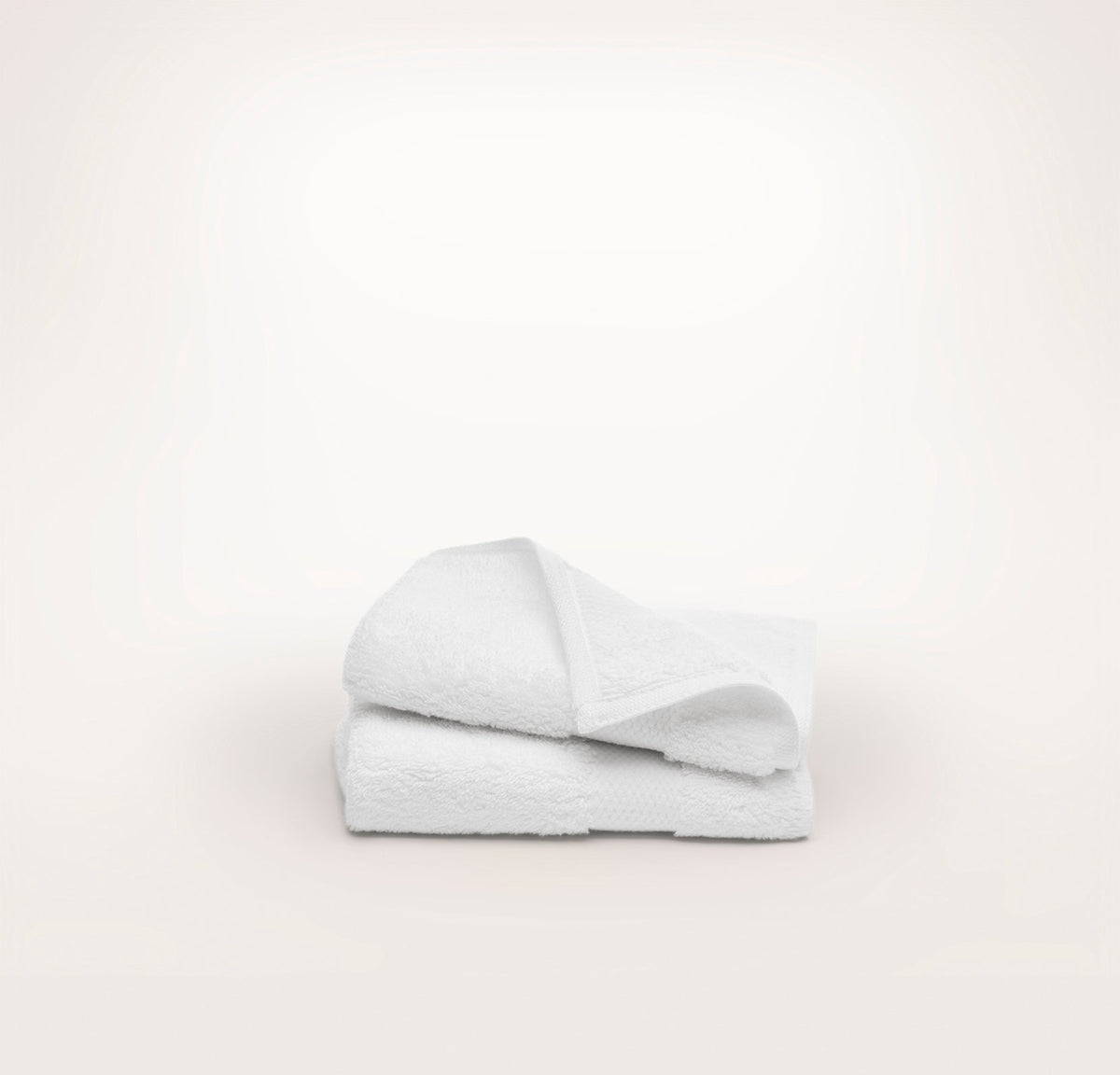Plush Washcloths (Pair) - White