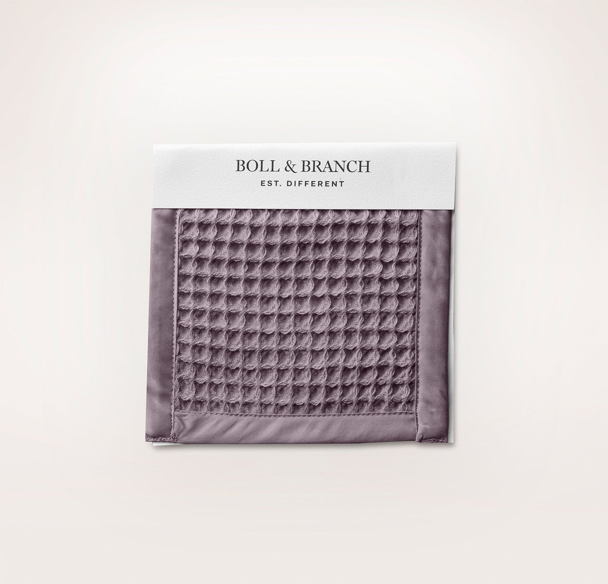 Waffle Fabric Swatch - Deep Plum