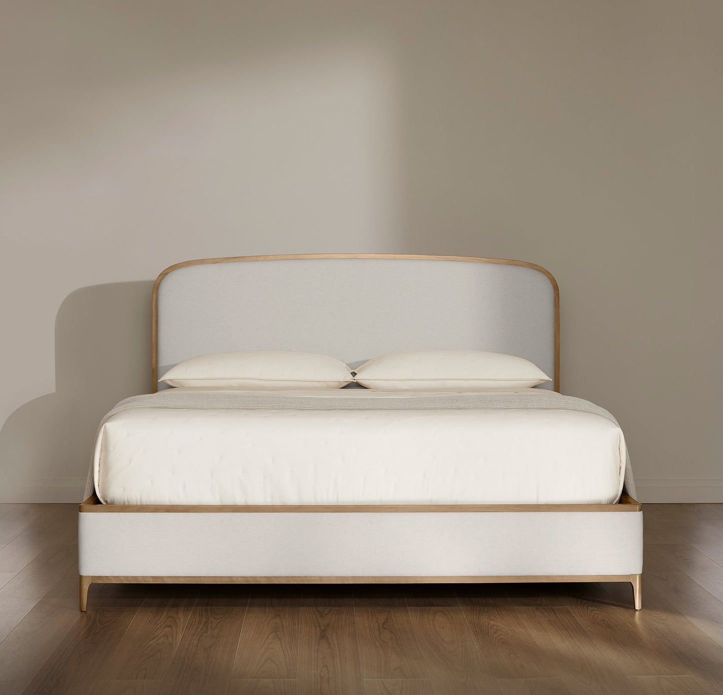 Upholstered Curve Bed