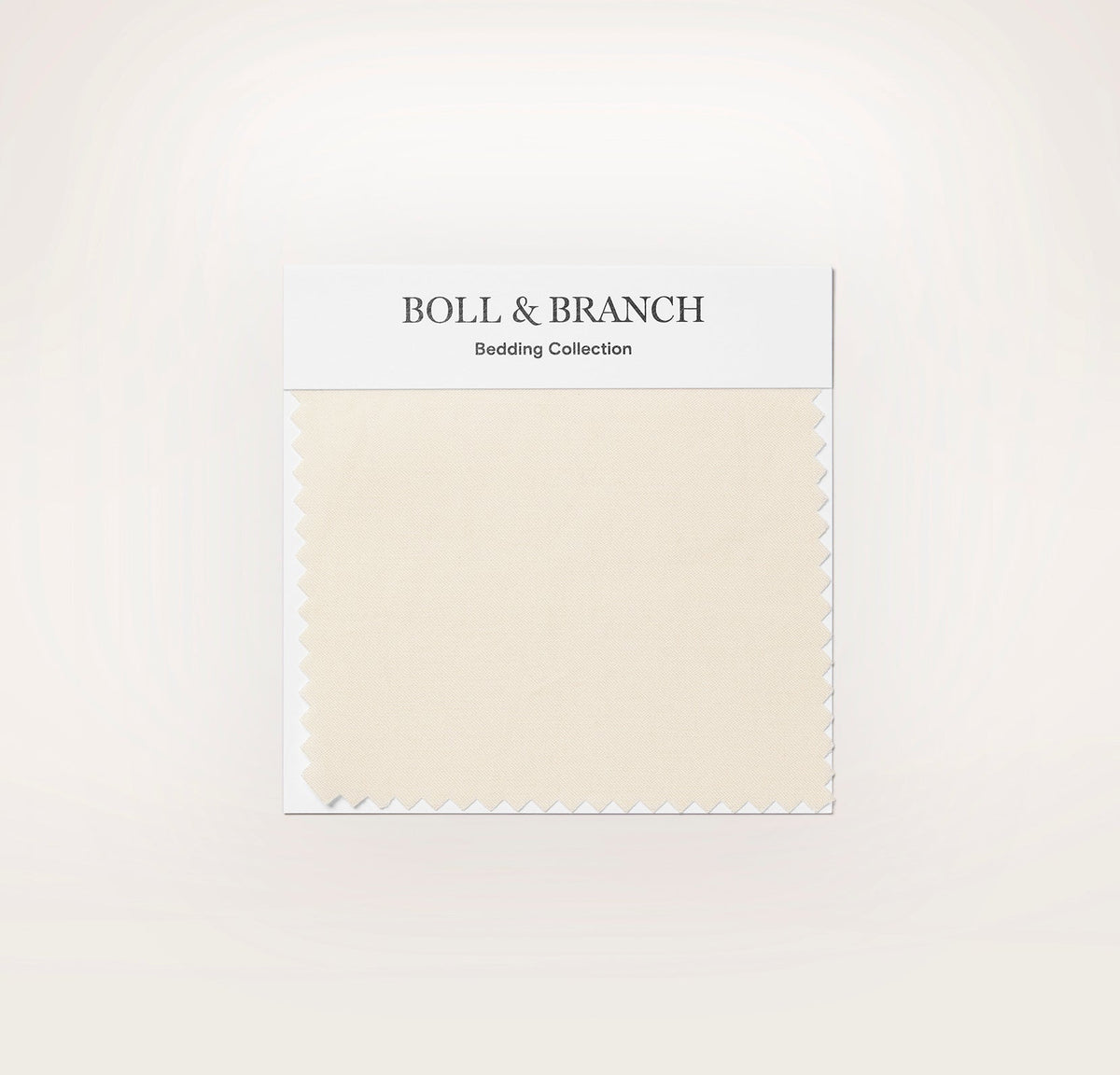 Percale Hemmed Fabric Swatch - Natural
