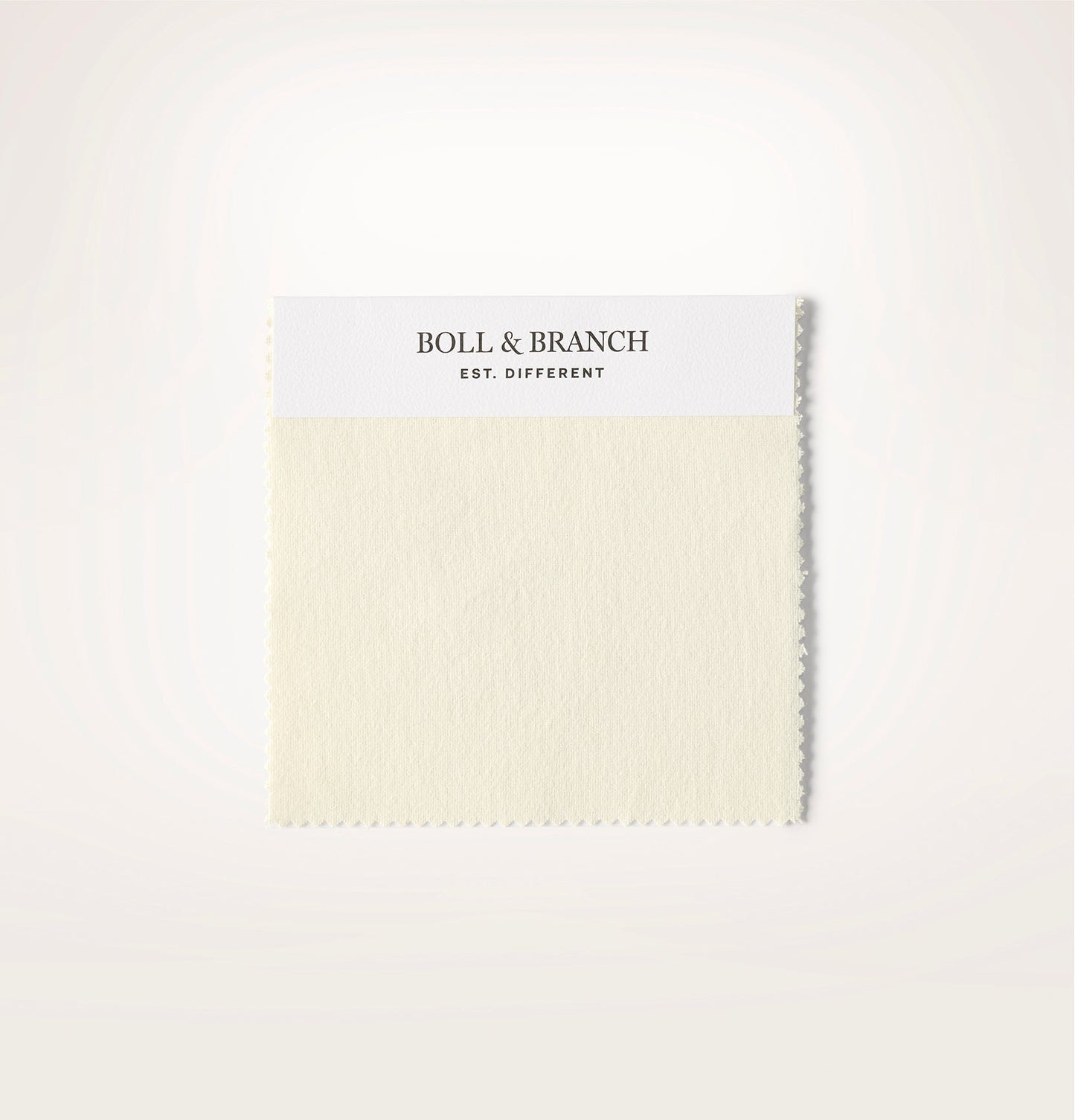 Flannel Fabric Swatch - Cream