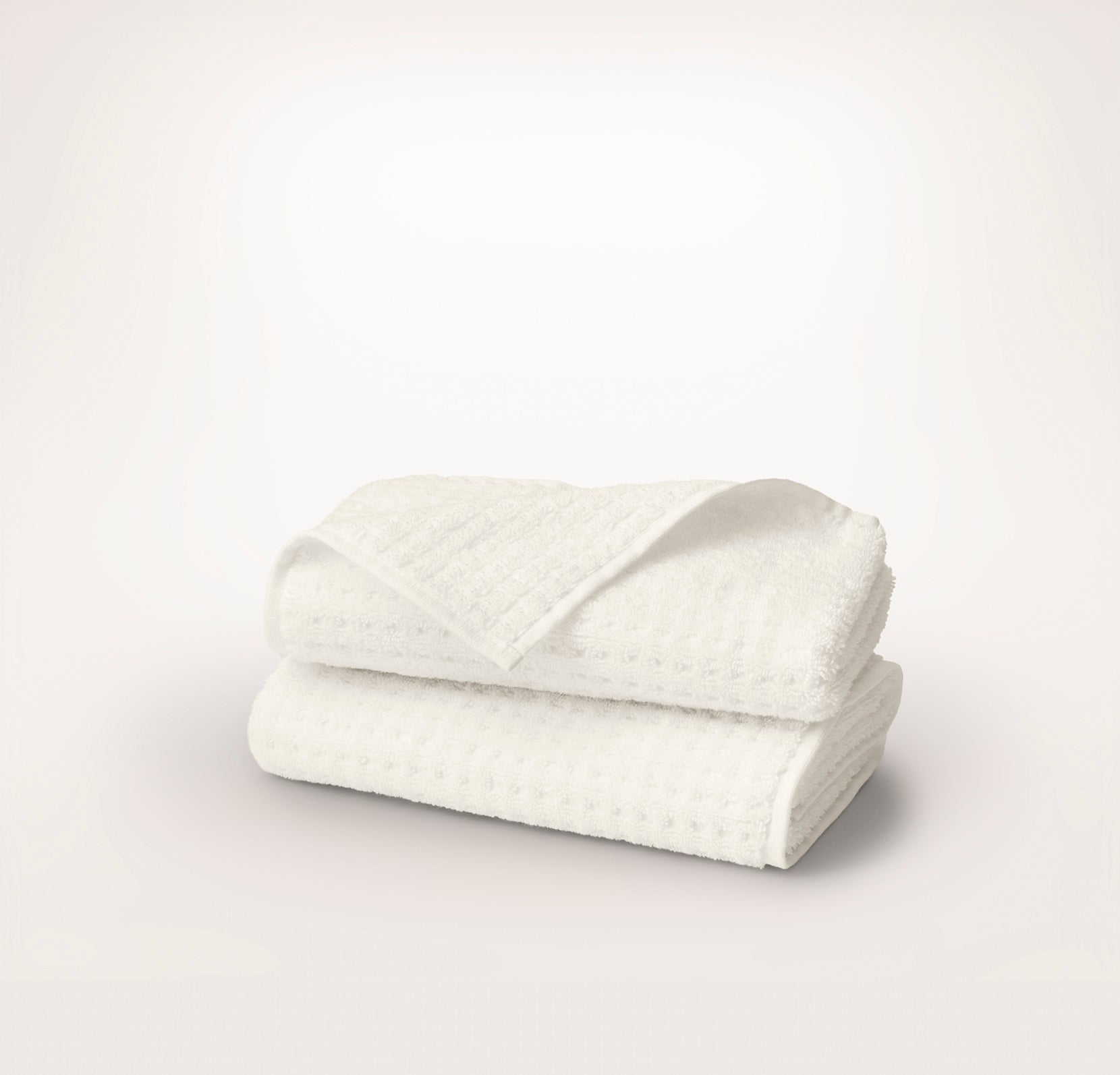 Turkish Waffle Hand Towels (Pair) - Cream