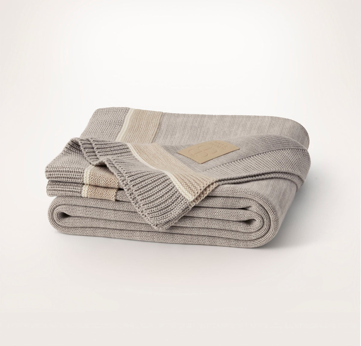 Court Knit Throw Blanket - Heathered Pewter