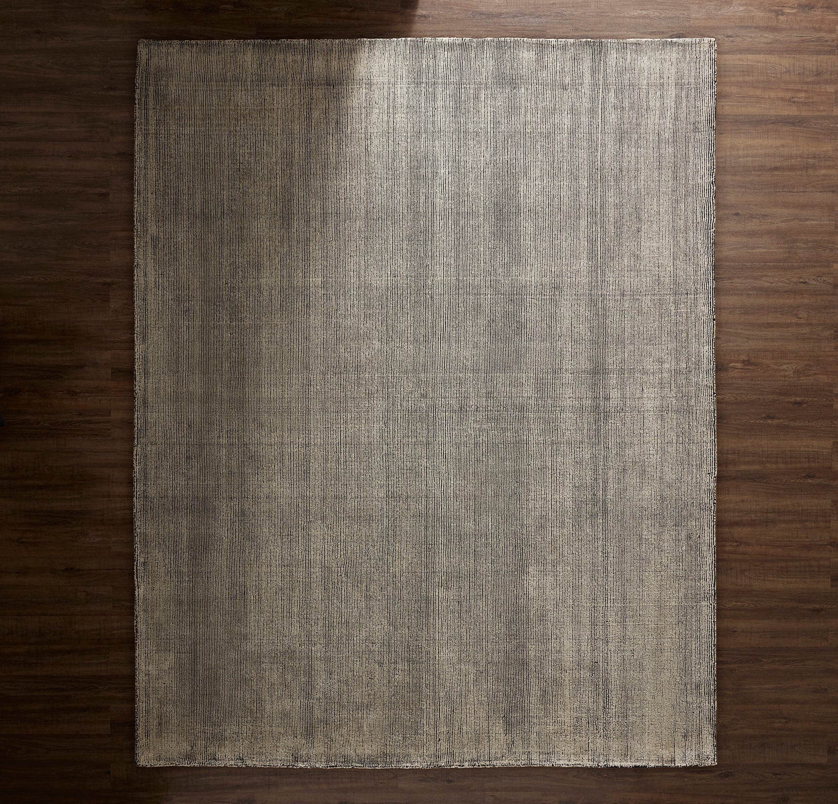 Two-Tone Ribbed Rug