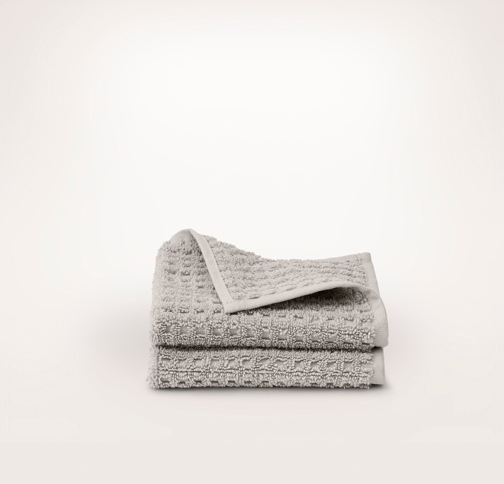 Turkish Waffle Washcloths (Pair) - Pewter