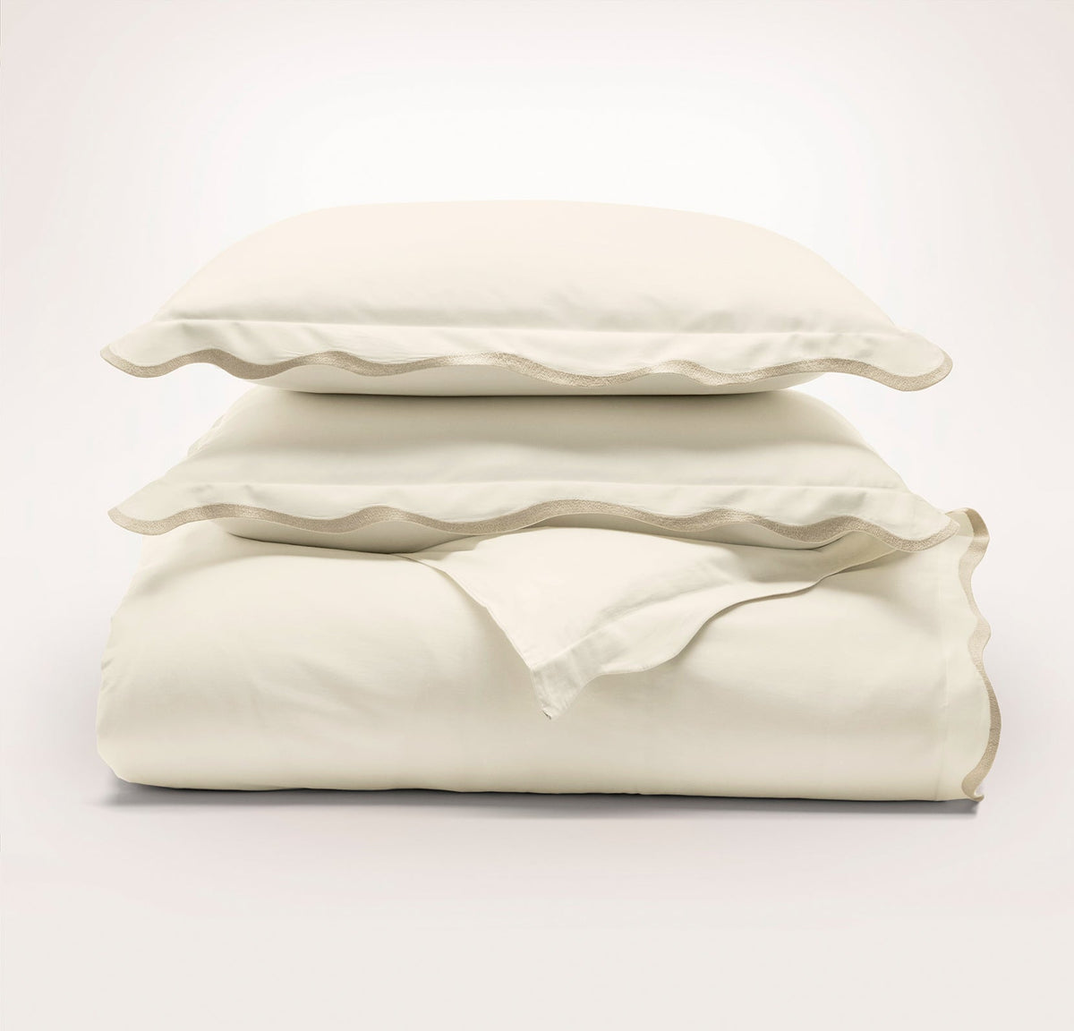Percale Embellished Duvet Set