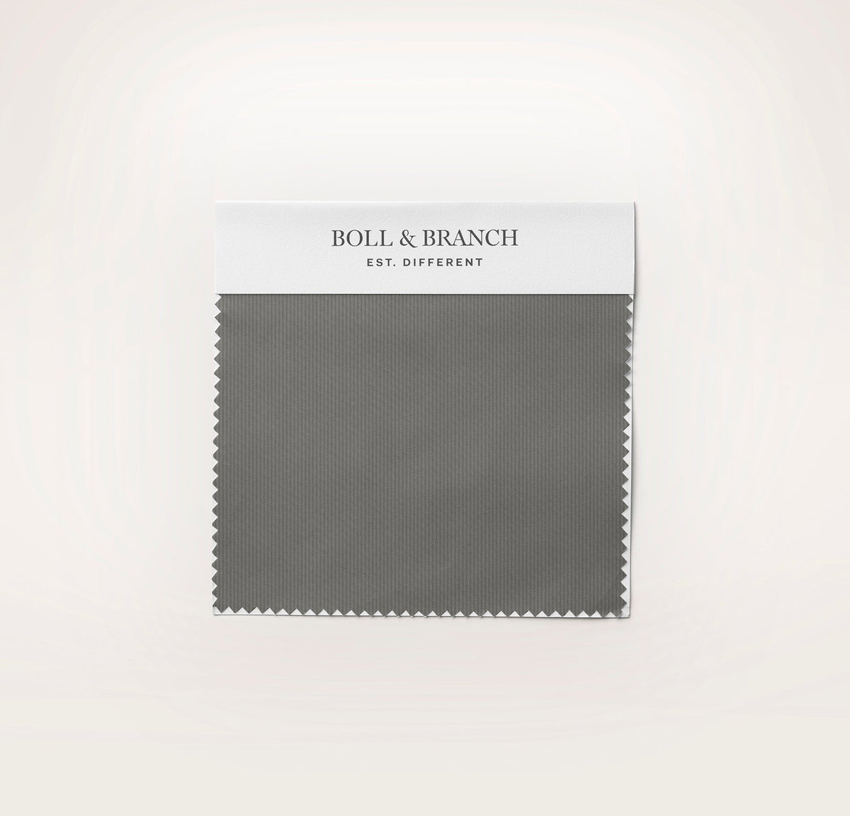 Signature Hemmed Fabric Swatch - Stone Textured Stripe
