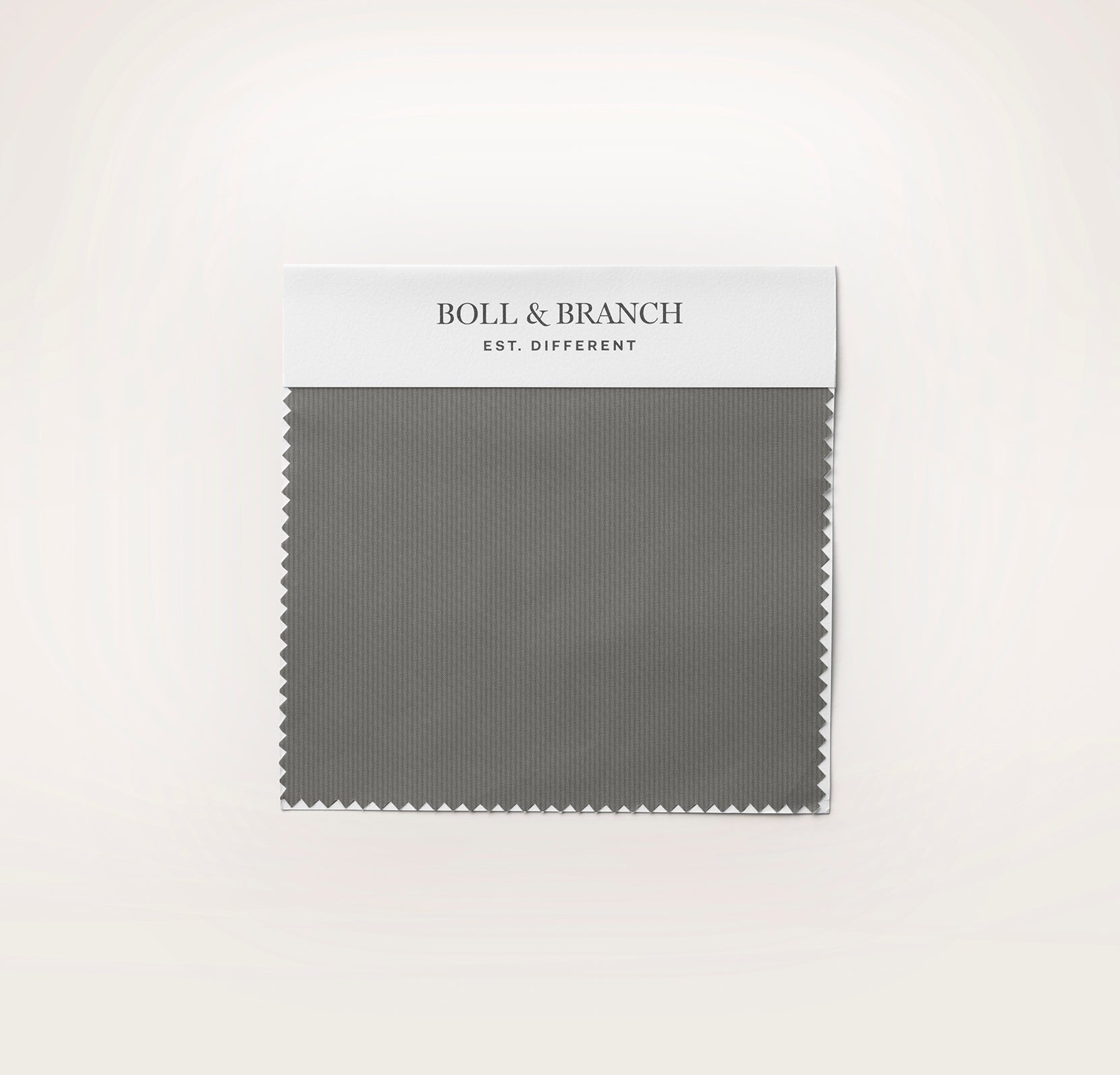 Signature Hemmed Fabric Swatch - Stone Textured Stripe