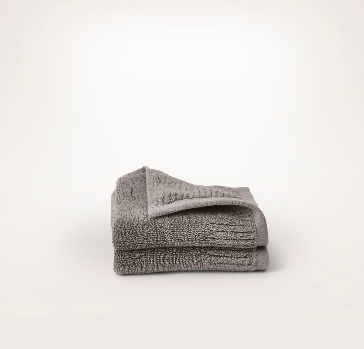 Turkish Ultra Plush Washcloths (Pair) - Stone