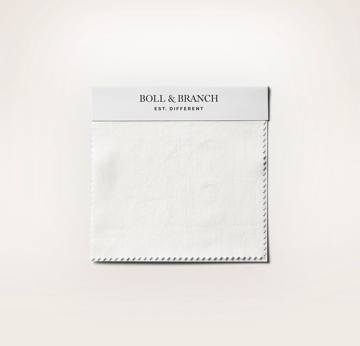 Percale Vintage Washed Fabric Swatch - Vintage White