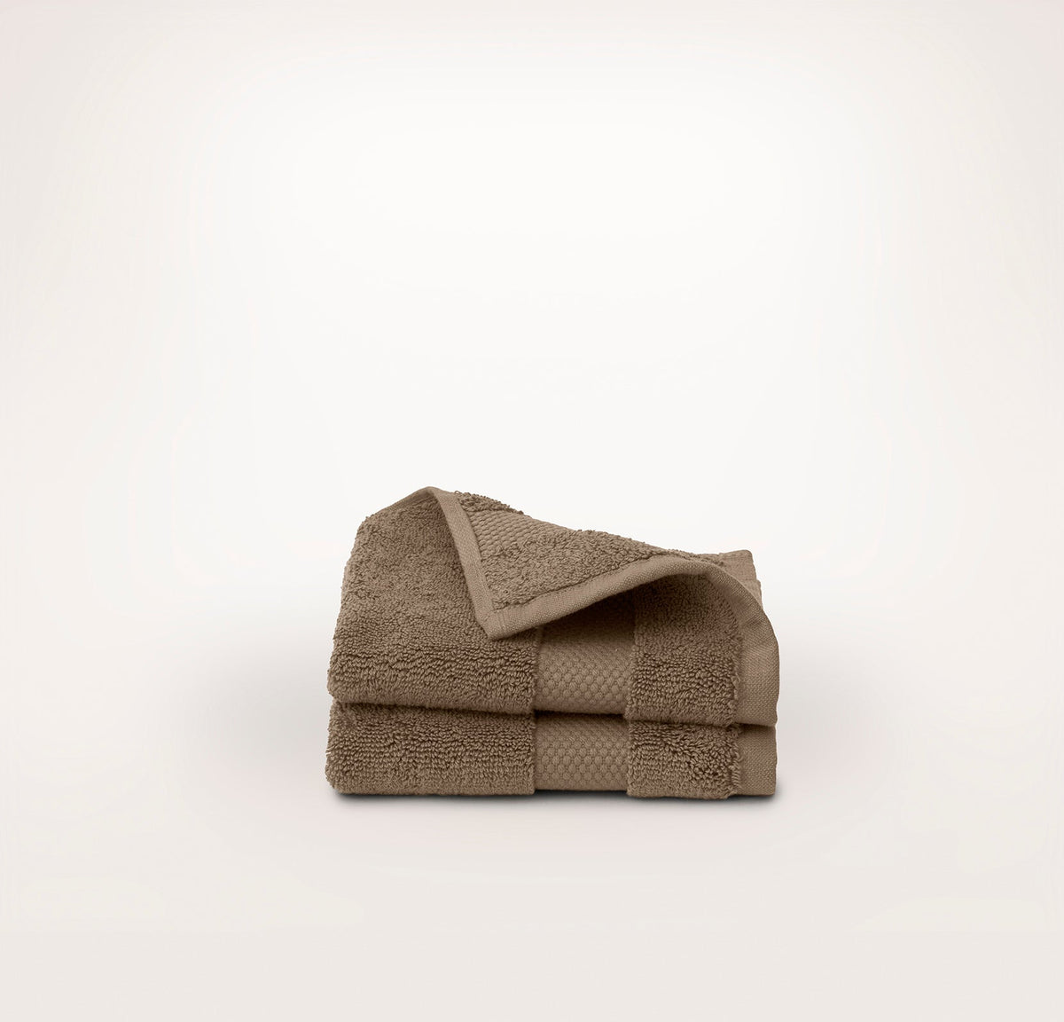 Plush Washcloths (Pair) - Walnut