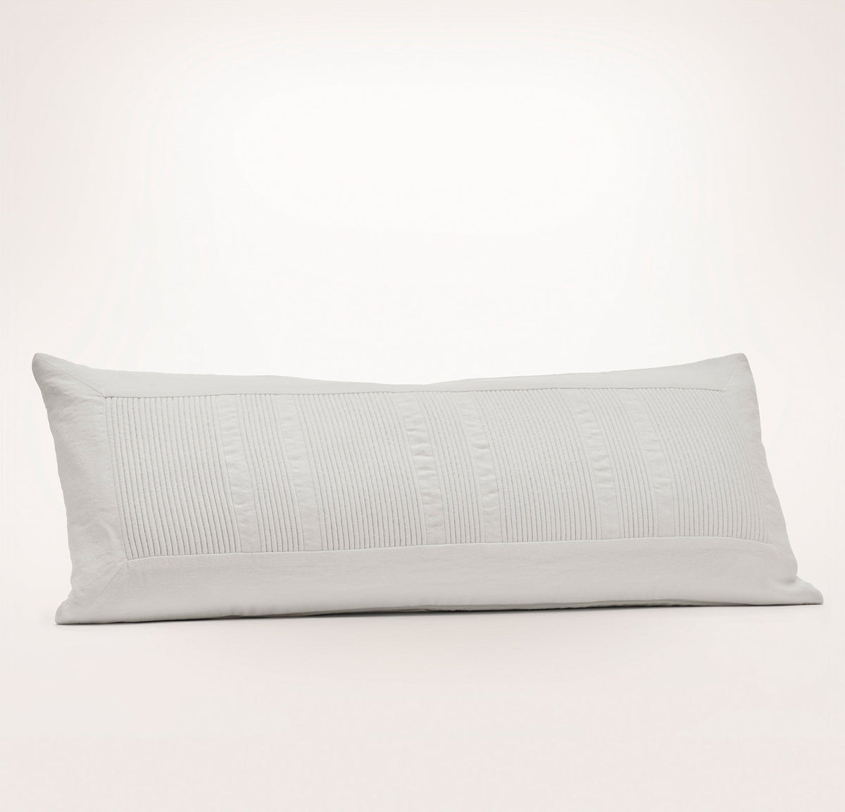 Fluted Pillow Cover - White