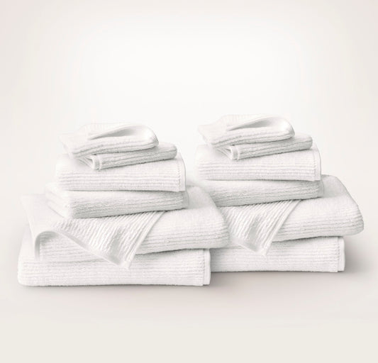 Complete Turkish Ribbed Bath Sheet Bundle