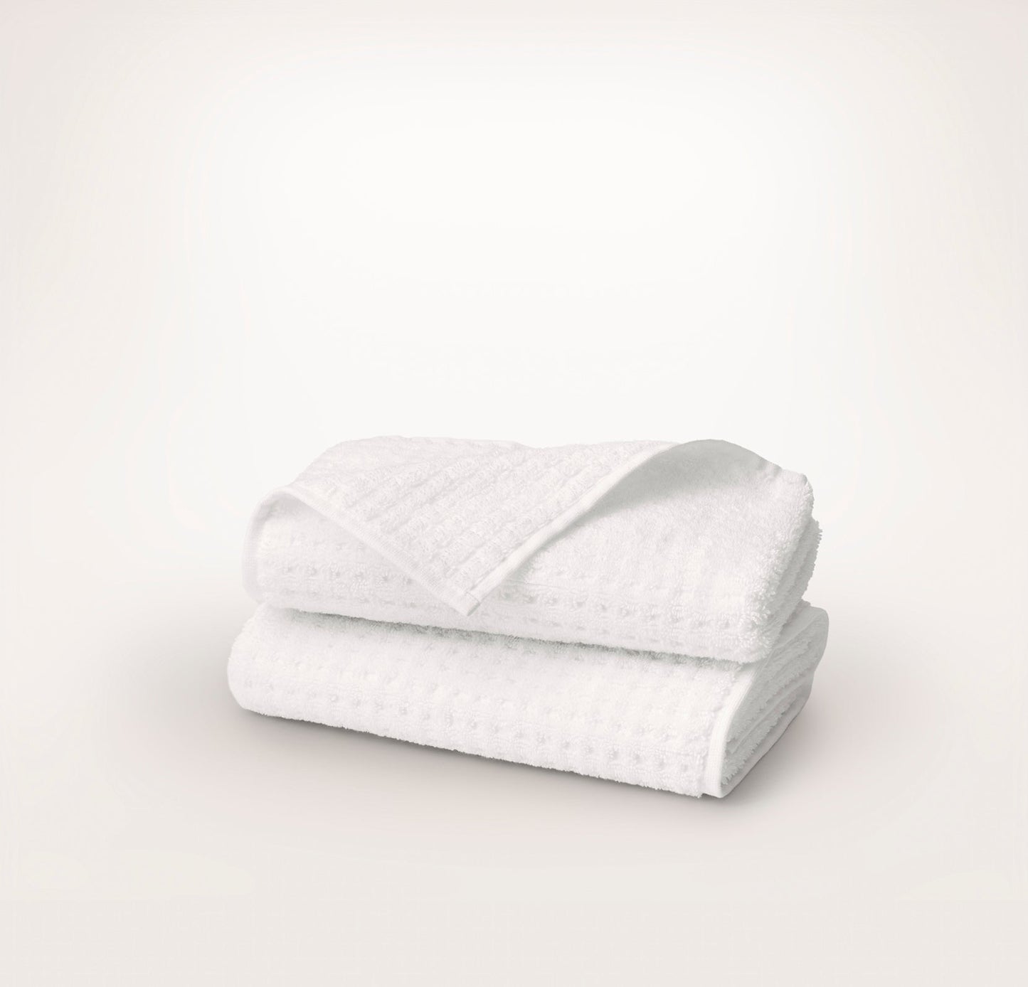 Turkish Waffle Hand Towels (Pair) - White