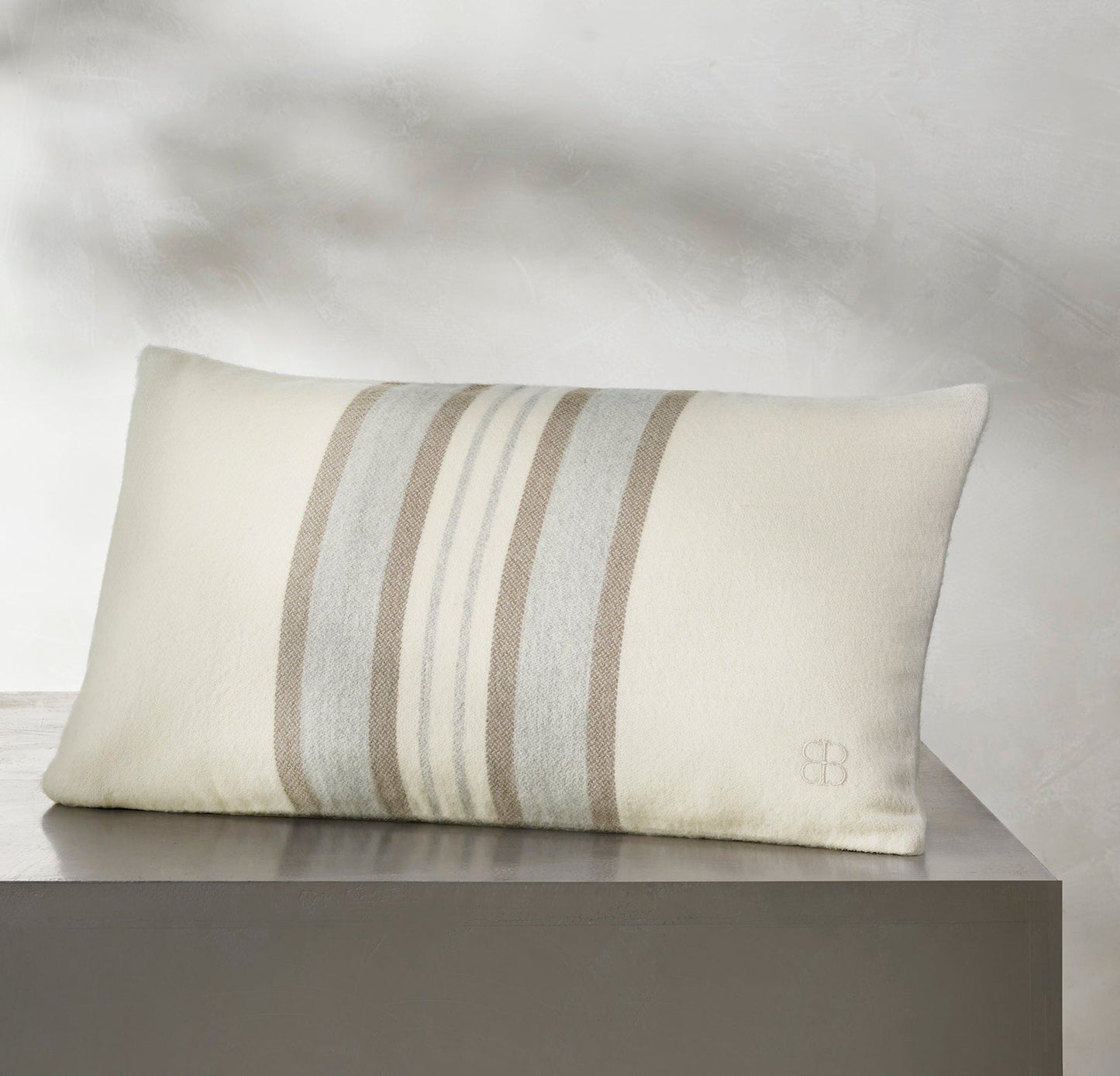 Alpaca Equestrian Stripe Pillow Cover