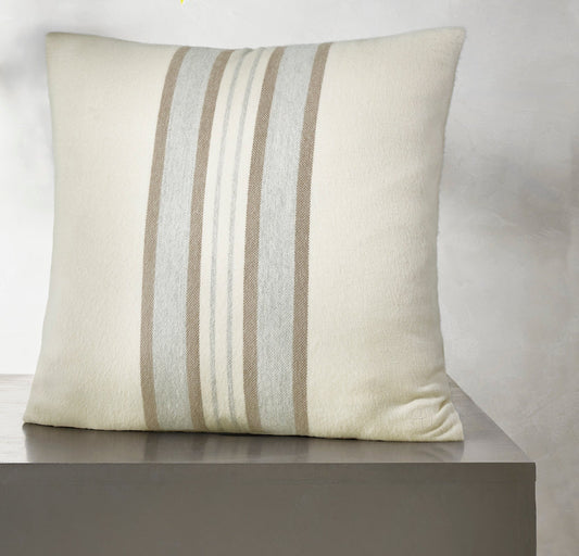 Alpaca Equestrian Stripe Pillow Cover