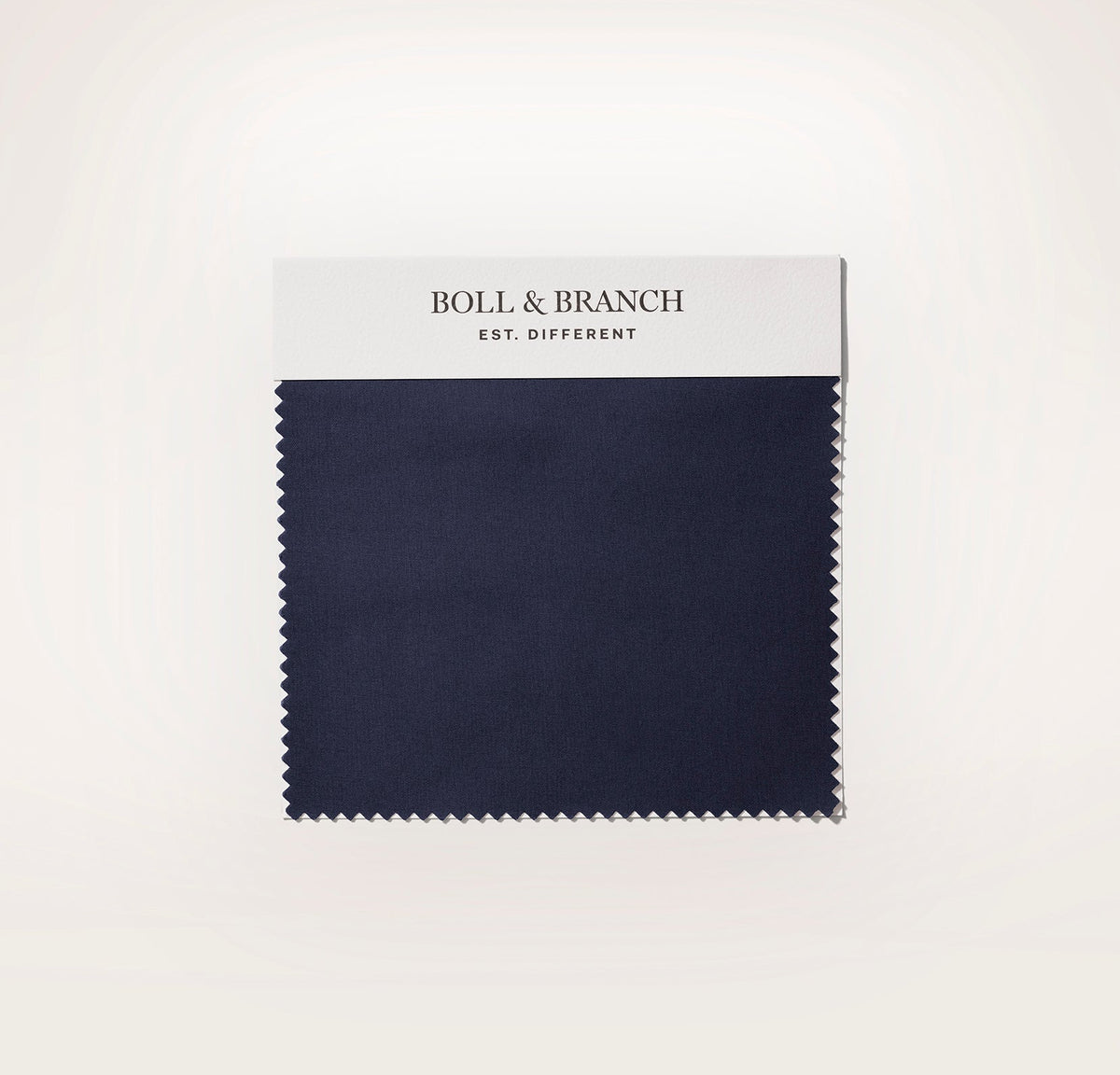 Signature Hemmed Fabric Swatch - Coastal Navy