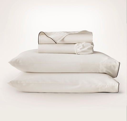 Percale Embellished Sheet Set