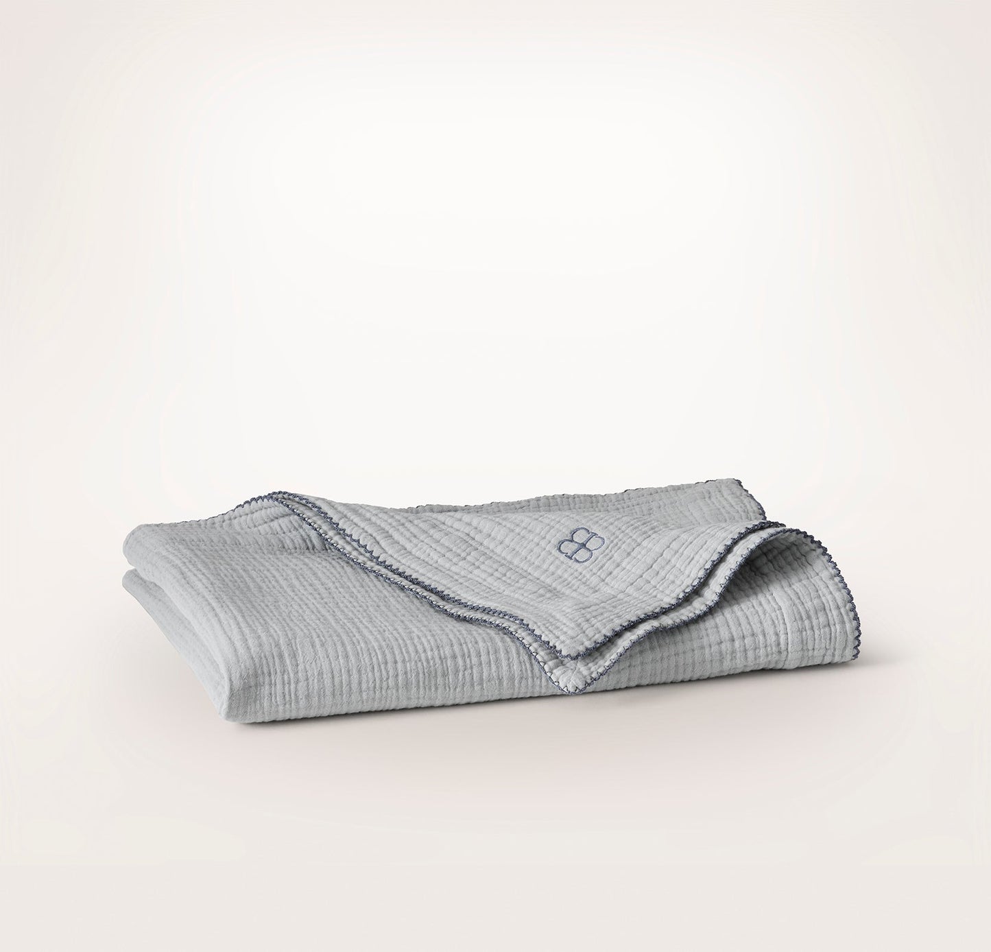 Dream Baby Blanket - Shore/Bluestone Picot