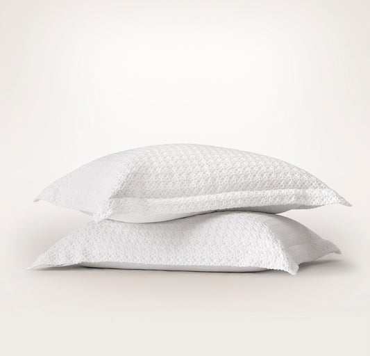 Mosaic Waffle Duvet Sham Set