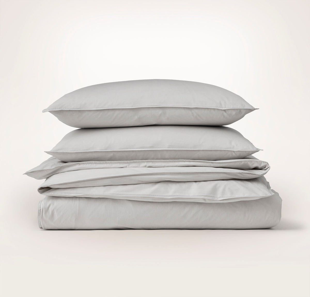 Percale Vintage Washed Duvet Set