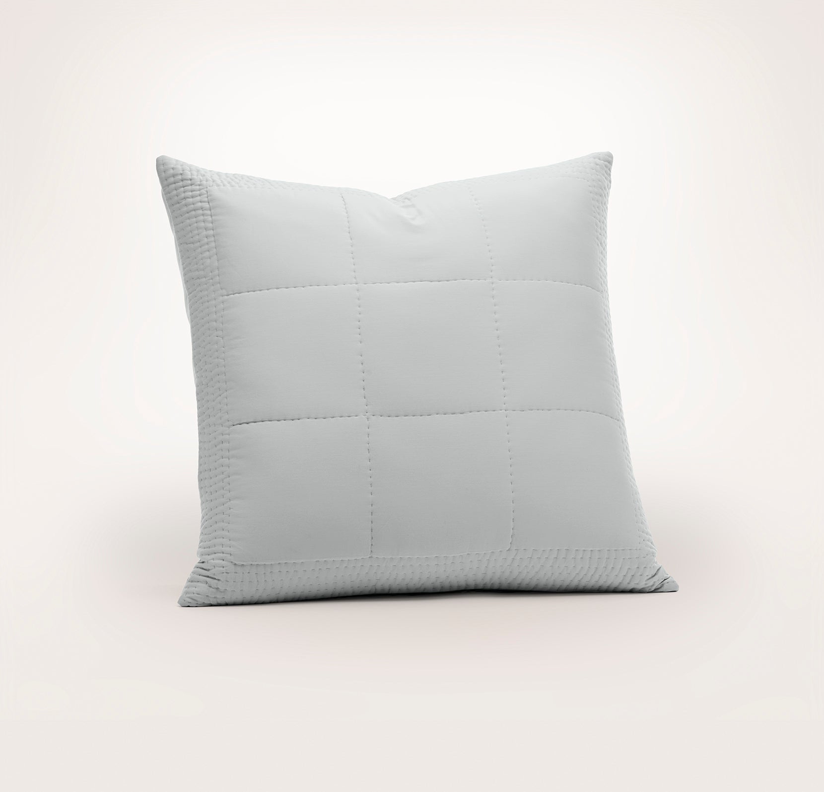 Signature Handstitched Quilted Sham - Shore - Euro