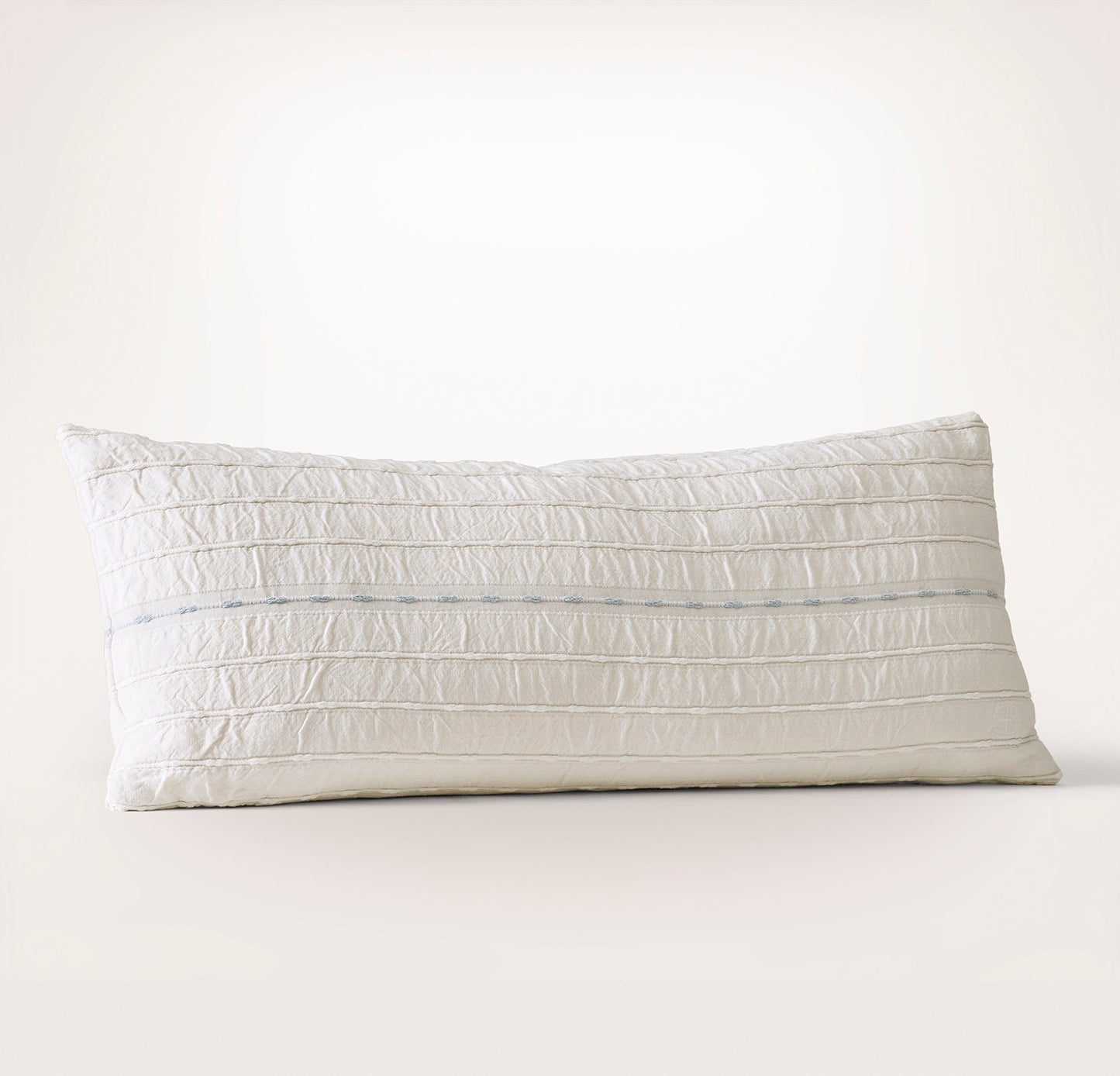 Tideline Pillow Cover - Cream/Hydrangea