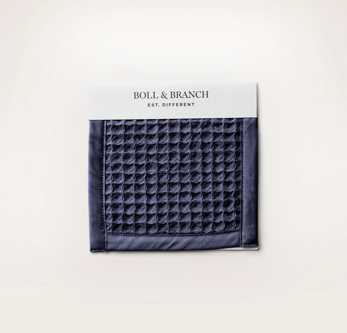 Waffle Fabric Swatch - Coastal Navy